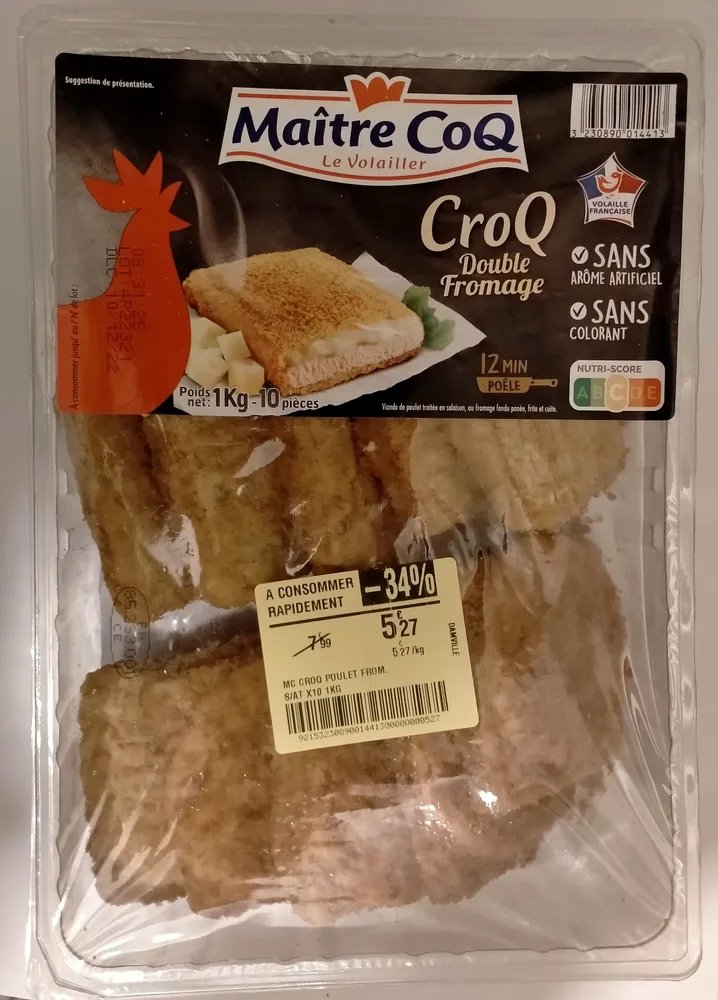 Croq poulet double fromage