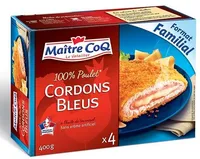 Cordons bleus 100% poulet x4