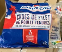 CUBES DE FILET DE POULET TENDRES