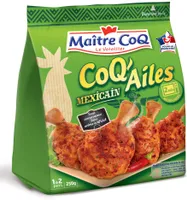 Maître Coq ailes mexicain - Manchons de poulet marinés, rôtis