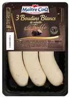 3 boudins blancs de volaille à la truffe