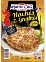 Hachés de poulet gratinés