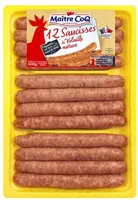 12 saucisses de volaille nature