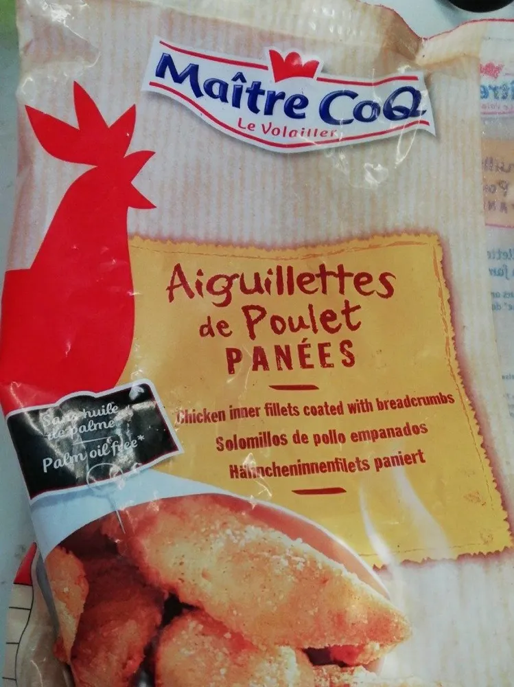 Aiguilles de poulet panées