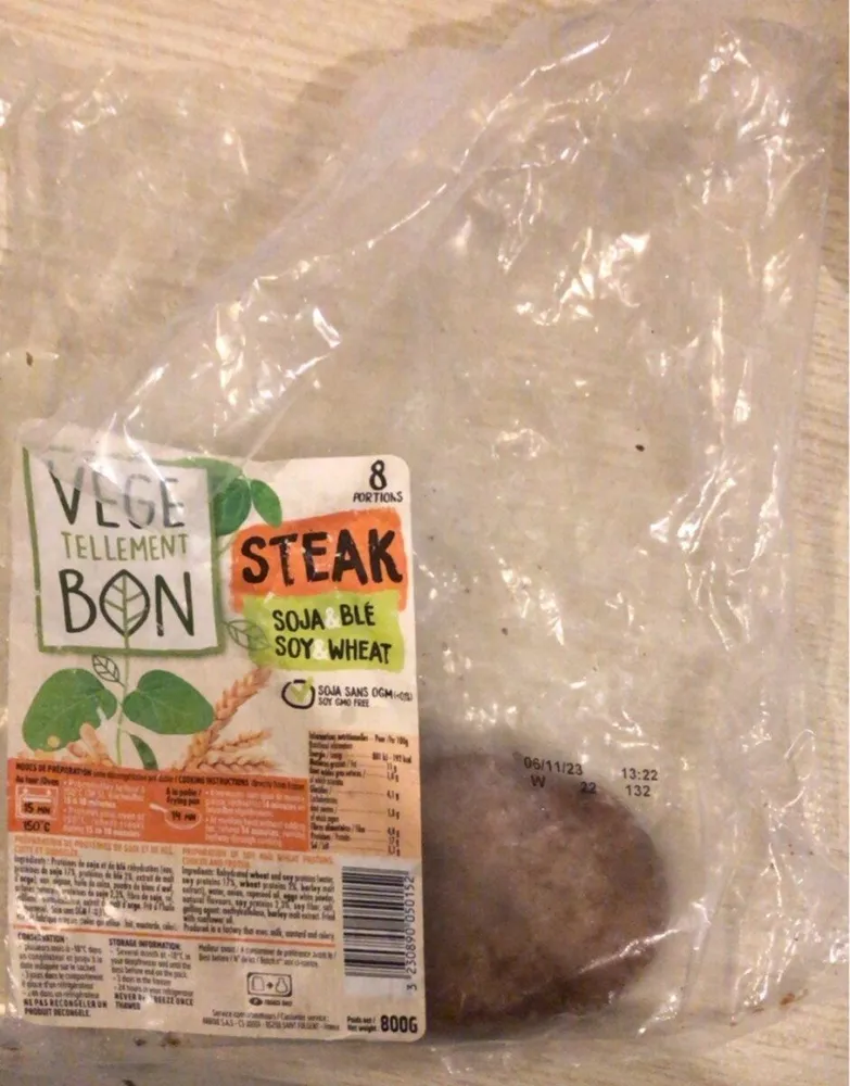 Steak soja & blé