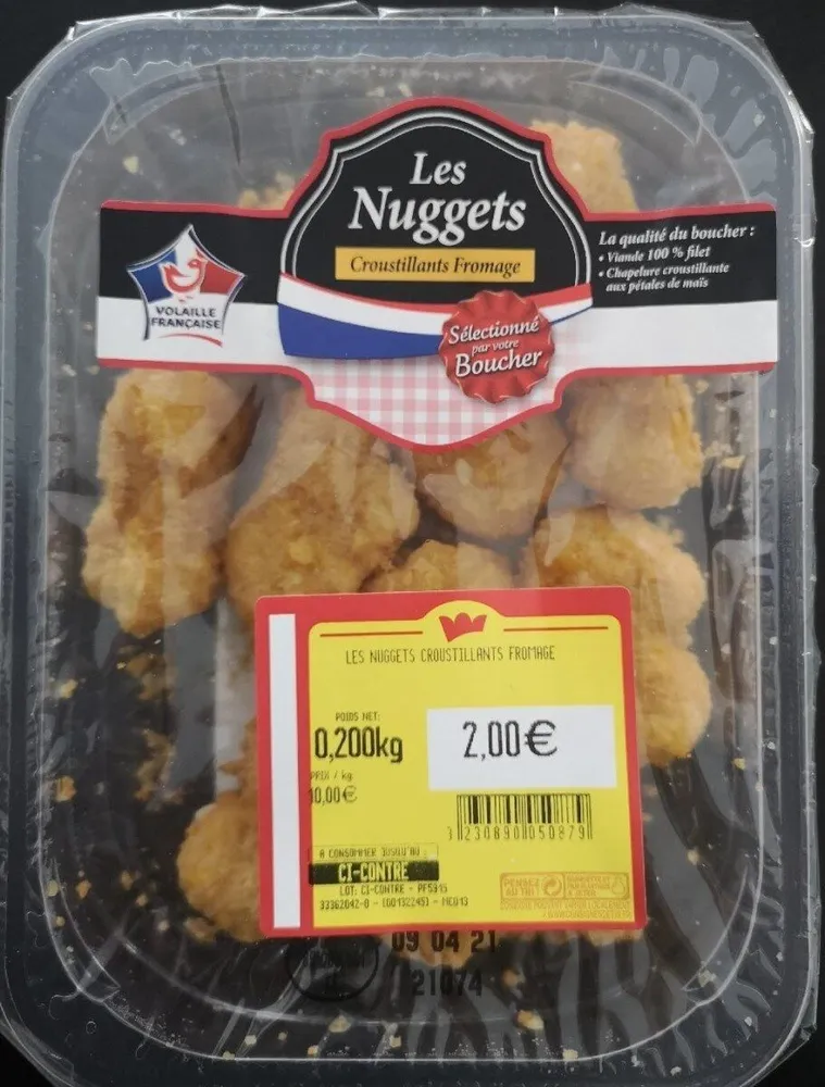 Les nuggets Croustillants au fromage
