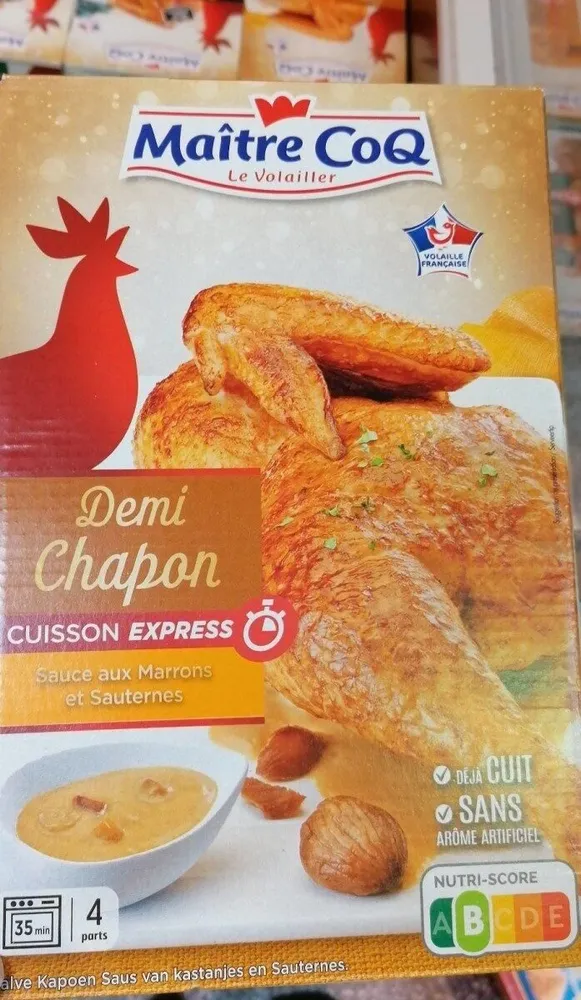 Demi Chapon cuisson express