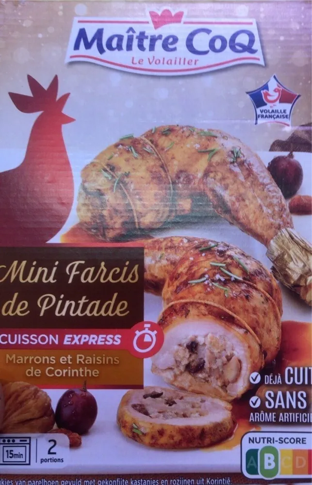 Mini farcis de pintade