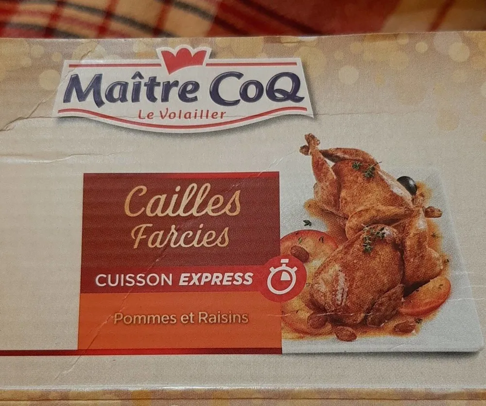 Cailles farcies