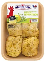 Hauts de cuisses de poulet recette thym citron