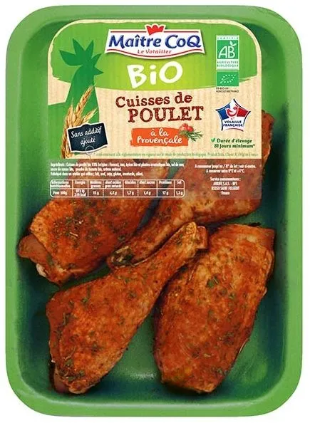 Cuisse de poulet Bio à la provençale
