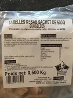 Lamelles Kebab Surgelées