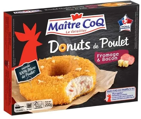 Donuts de poulet Fromage et bacon