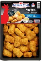 Nuggets de poulet -25% sel, 800g