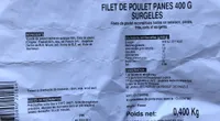 Filet de poulet panés