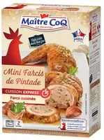 Mini farcis de pintade, farce cuisinée