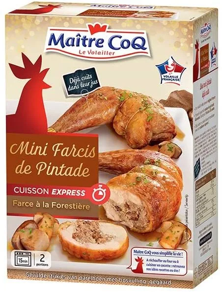 Mini farcis de pintade - farce à la forestière