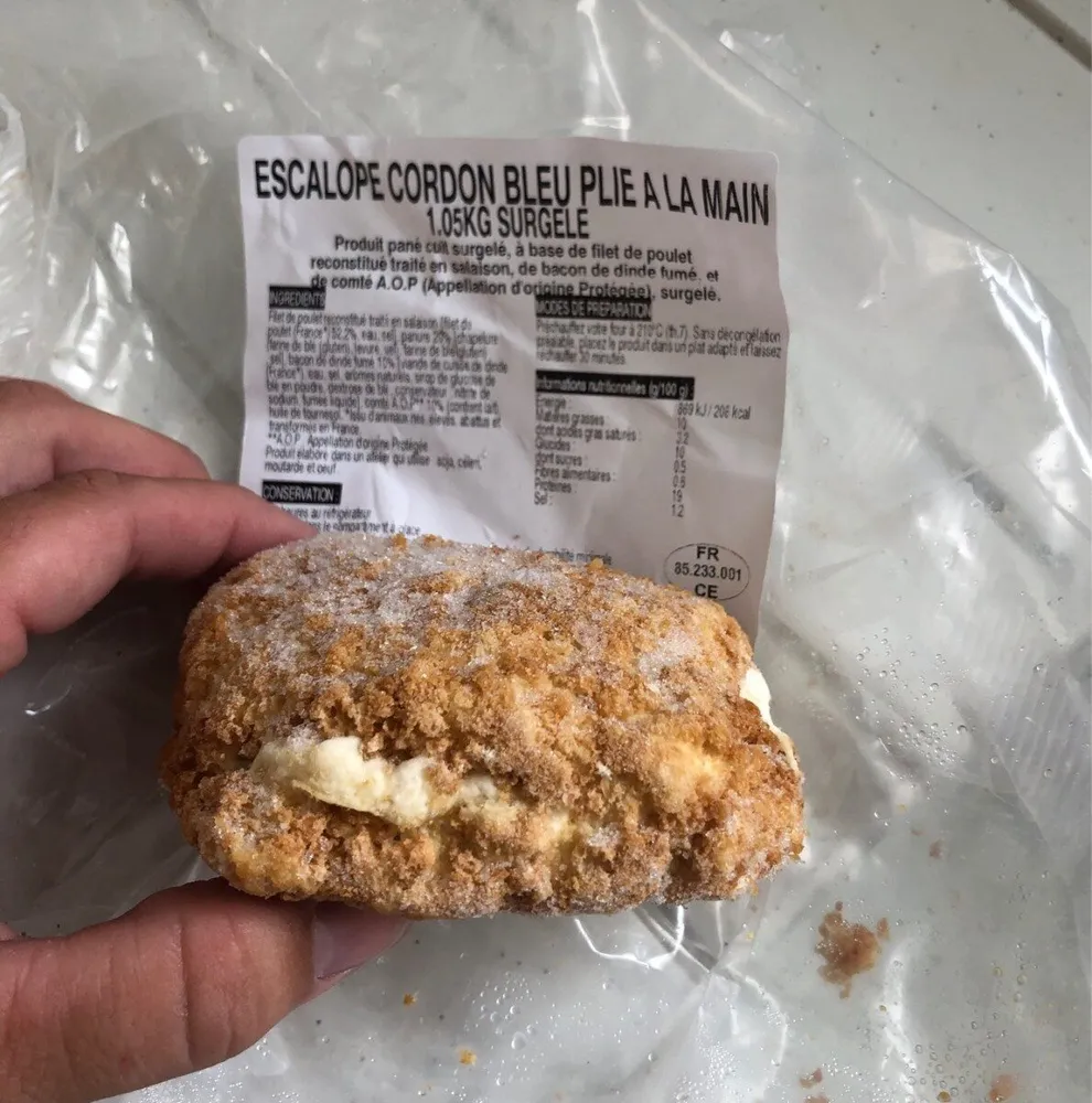 Escalope cordon facon bouchere