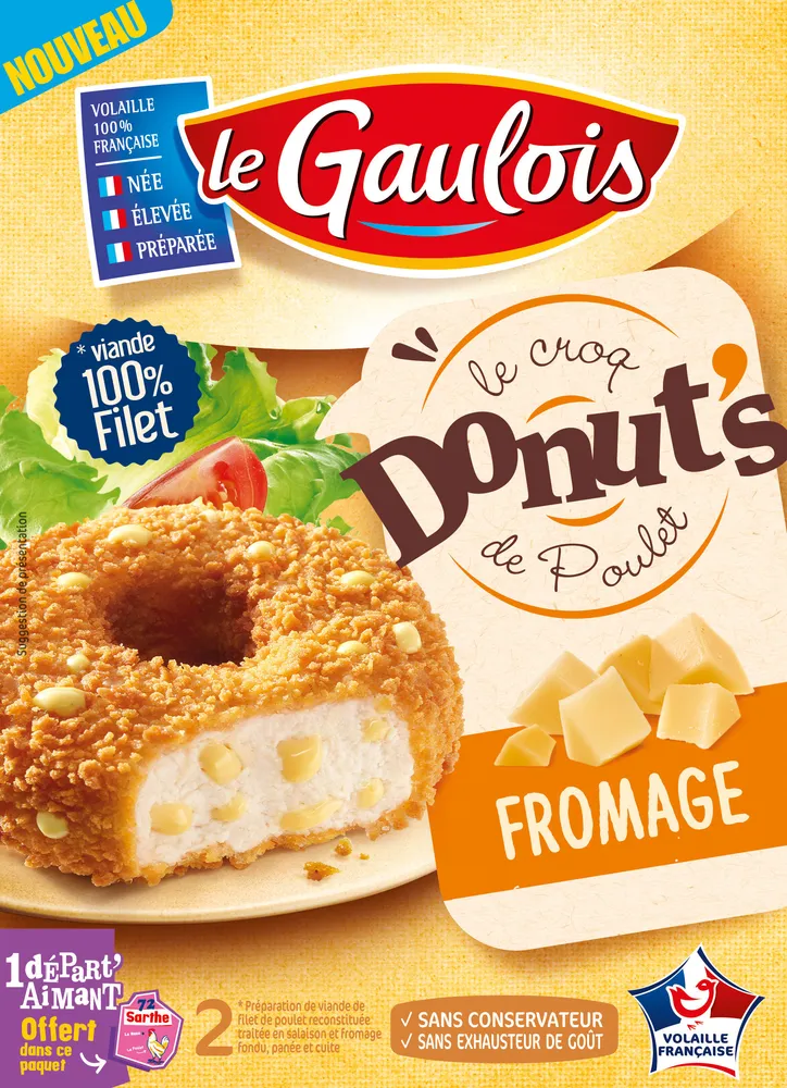 Le Croq Donut's de Poulet au Fromage