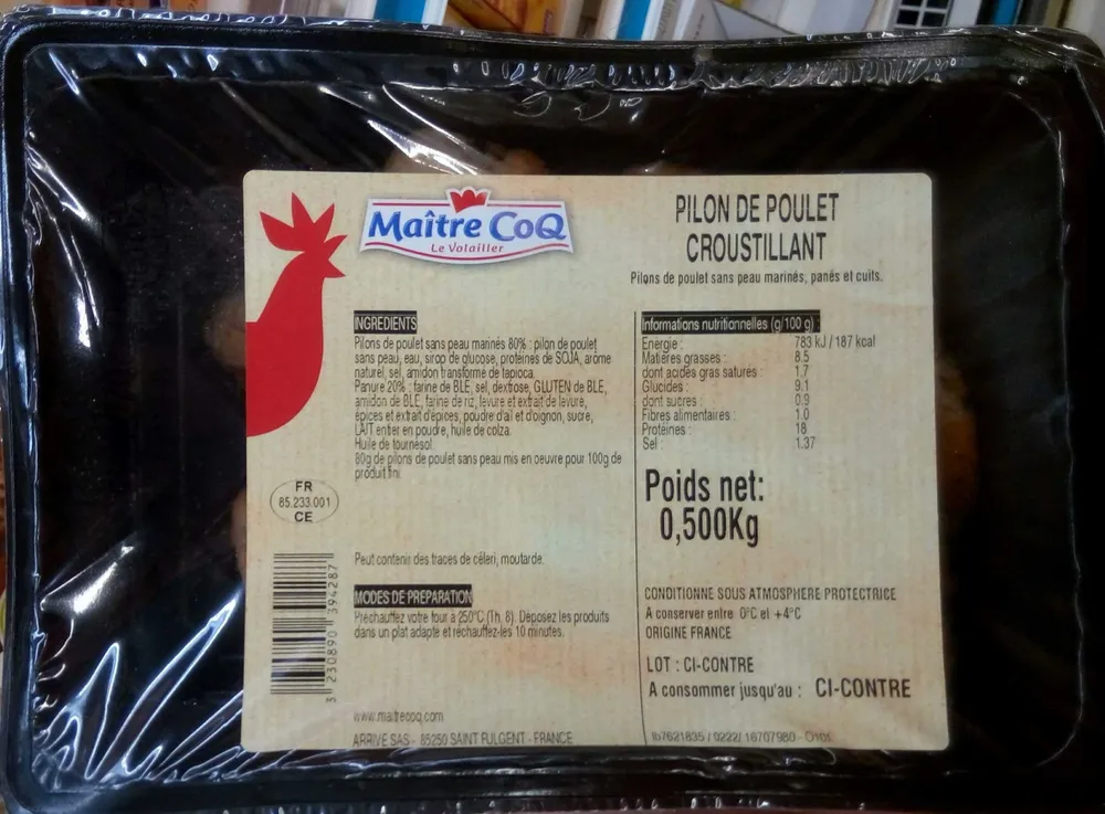 Pilon de Poulet Croustillant