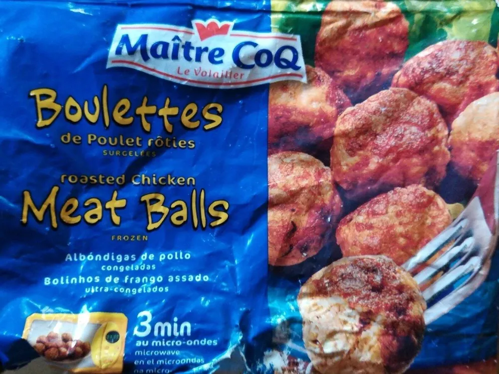 Boulettes de poulet rôties