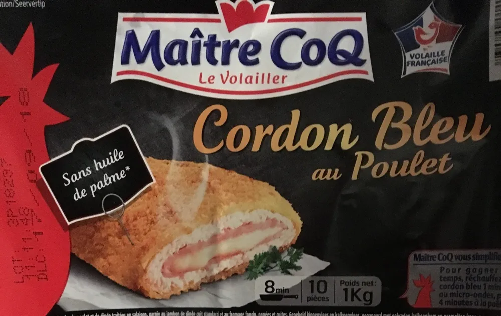 Cordon bleu au poulet