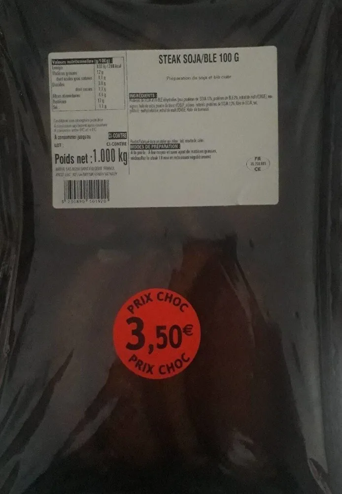 Steak soja/blé 100g