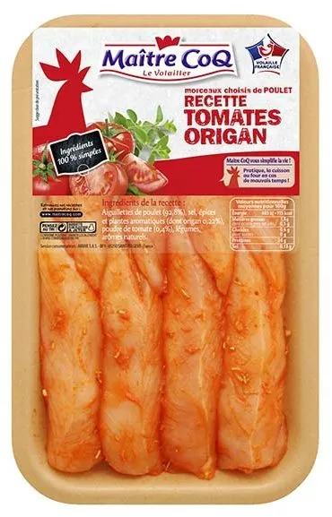 Aiguillettes recette tomates origan