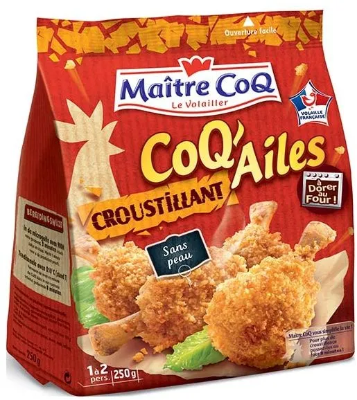 Coq ailes croustillant