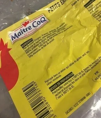 Petits emincés de filet de poulet rôti