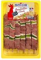 Brochette de dinde poivrons x12
