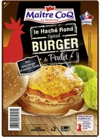 Le haché rond spécial Burger de poulet