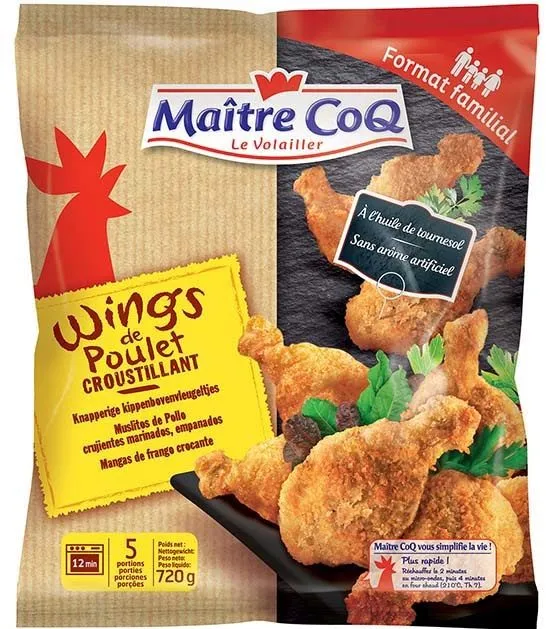 Wings de poulet croustillant
