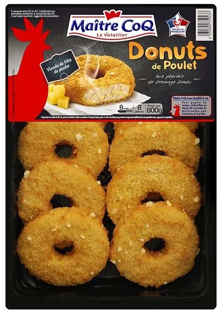 Donuts de poulet 800g