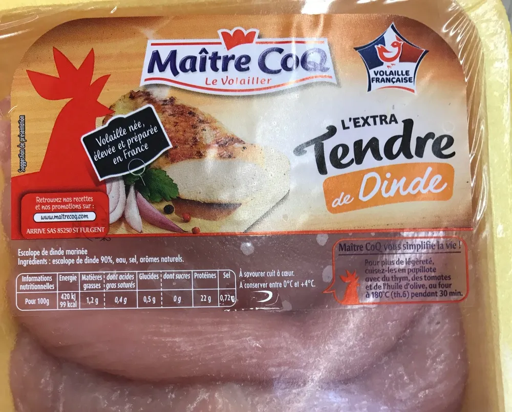 L'extra tendre de dinde