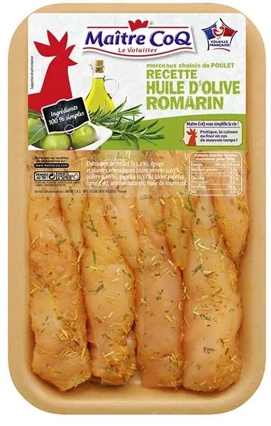 Aiguillettes recette huile d'olive romarin