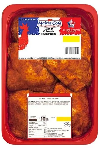 Hauts de cuisse de poulet paprika (Les marinés à coeur)