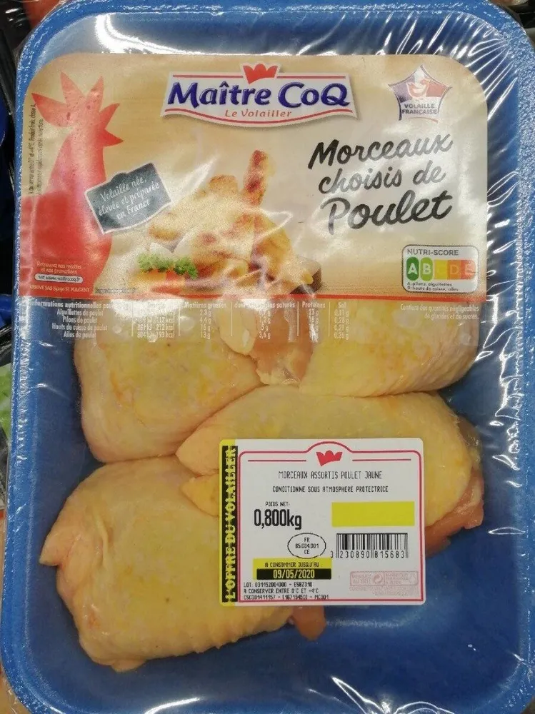 Hauts de cuisse de poulet