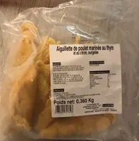 Aiguillette de poulet marinée au thym et au citron