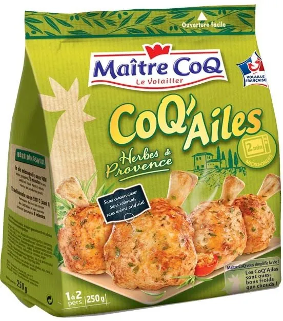 Coq ailes herbes de provence