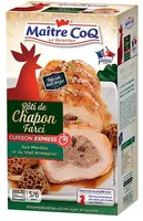 Rôti de chapon farci aux morilles et au vieil armagnac