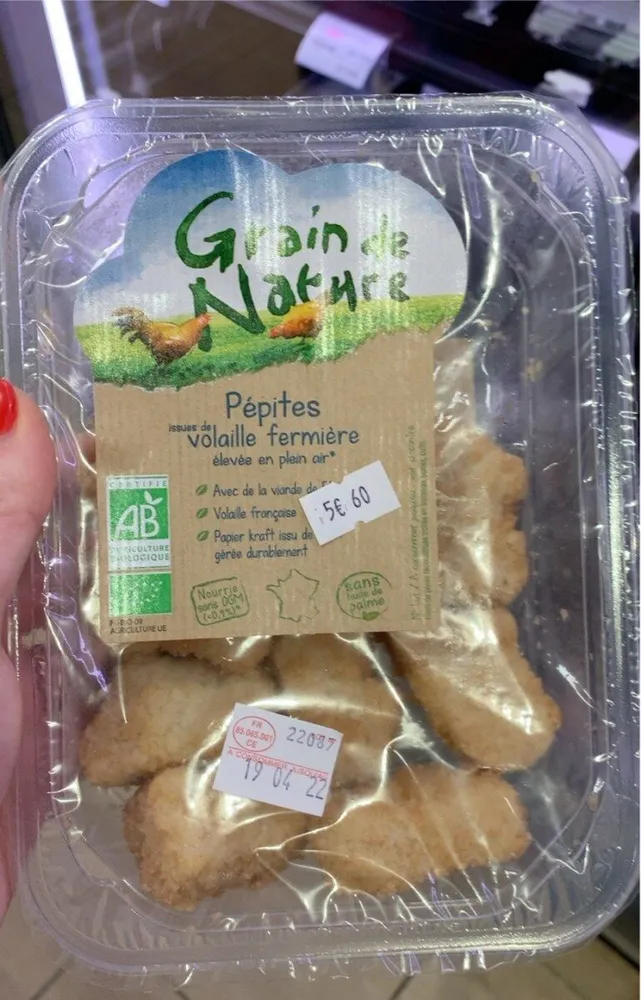 Pepites volaille fermiere