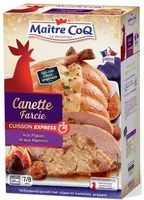 Canette farcie aux figues et aux marrons