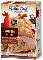 Canette farcie aux cèpes et aux girolles cuisinés en persillade