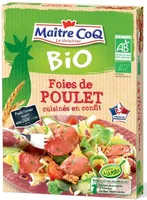 Foie de poulet confit Bio