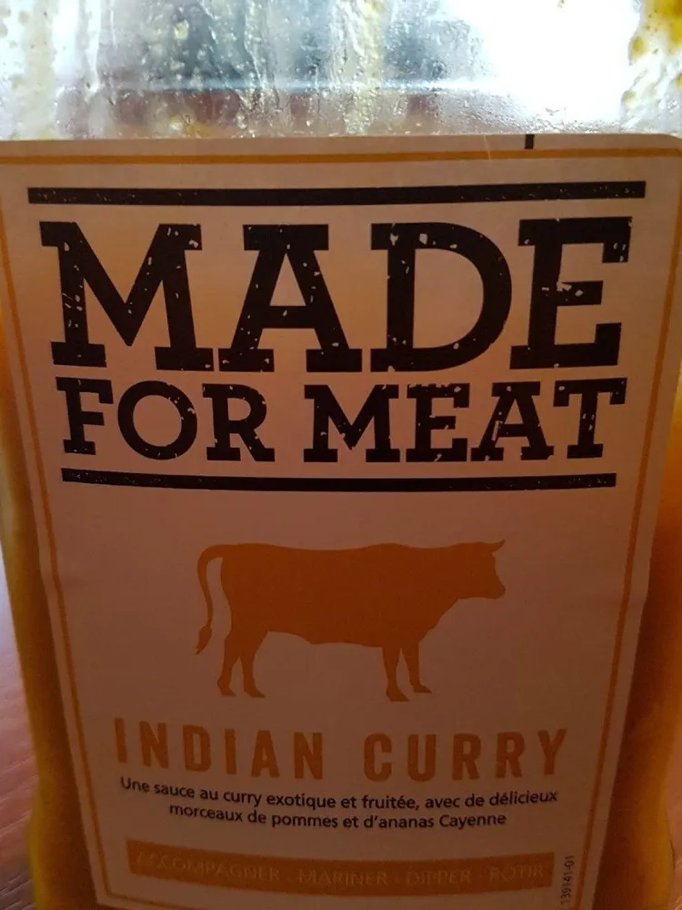 Made for meat indian curry