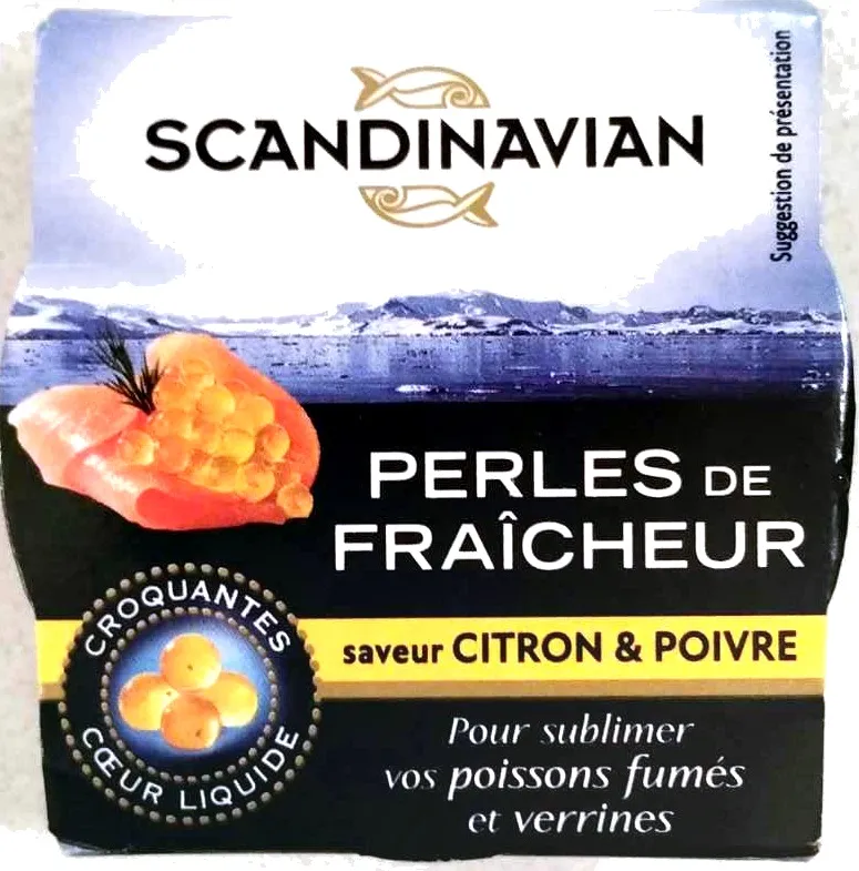 Perles de Fraîcheur, Saveur Citron & Poivre
