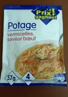 Potage vermicelles saveur bœuf