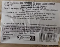 Boudin blanc à la truffe