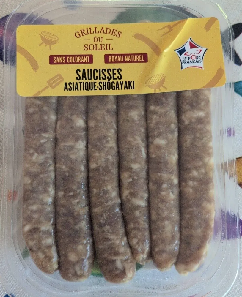 Saucisses Asiatiques-Shōgayaki